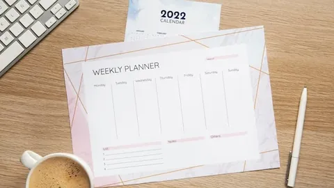 Close up on calendar design